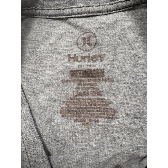 HURLEY T-Shirt Men’s Grey Short Sleeve‎ Size XL Skate Retro Surf (329) - Picture 6 of 7